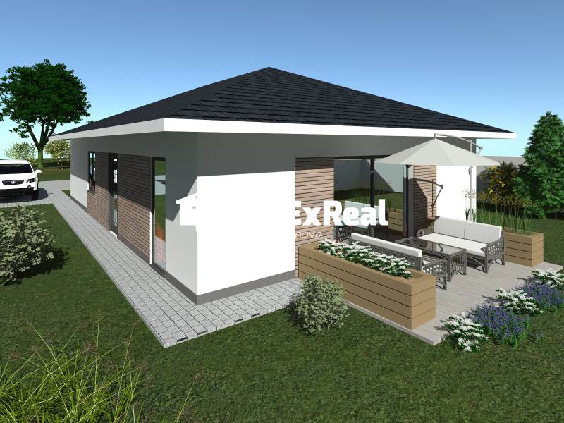 Novostavby, 4 i domy s terasou, tepelným čerpadlom, Topoľnica, viac na: https://reality.intexreal.sk/