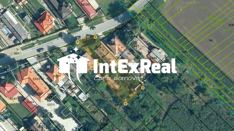 Pozemok na predaj, 977 m², výstavba  domu, Čierny Brod, viac na: https://reality.intexreal.sk/