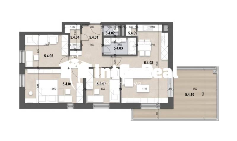 NOVOSTAVBA 4 izbového bytu s terasou, Galanta, viac na.:https://reality.intexreal.sk/