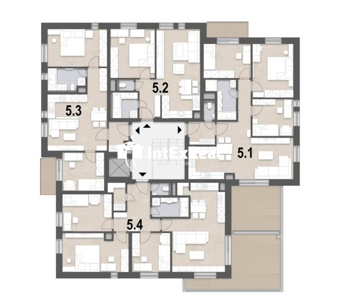 NOVOSTAVBA 4 izbového bytu s terasou, Galanta, viac na.:https://reality.intexreal.sk/