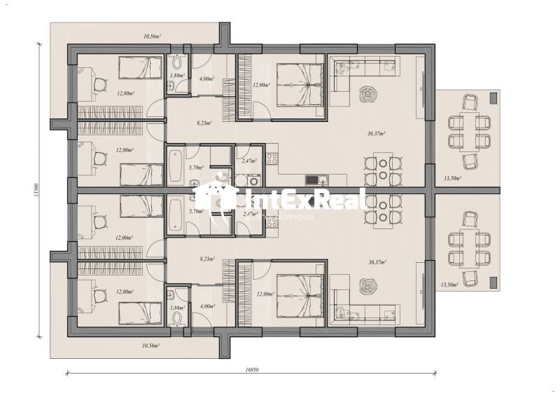 Novostavba typu dvojdom na kľúč, Čierny Bord, viac na: https://reality.intexreal.sk/